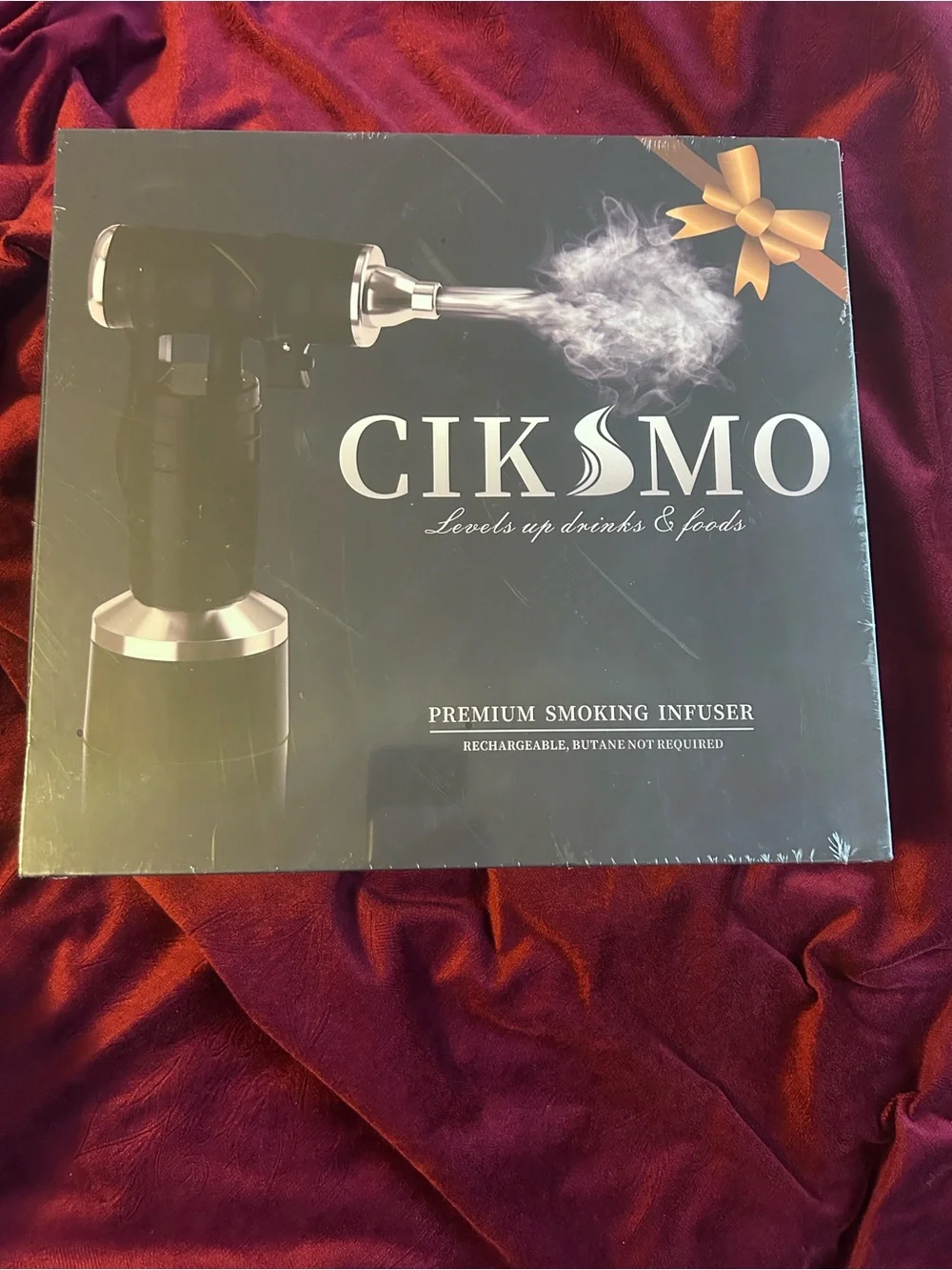 CIK SMO Premium Smoking Infuser - Black and Silver